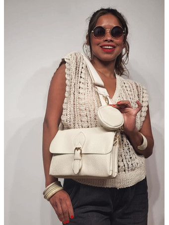 Bolso Abatanado Bandolera SPRINGE Crudo HEVE