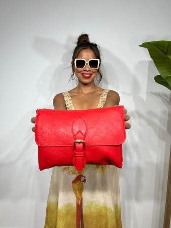 Bolso Abatanado Bandolera SPRINGE Rojo HEVE