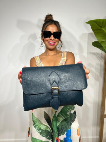Bolso Abatanado Bandolera SPRINGE Marino HEVE