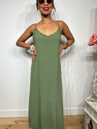 Vestido Lencero REENIE Khaki HEVE