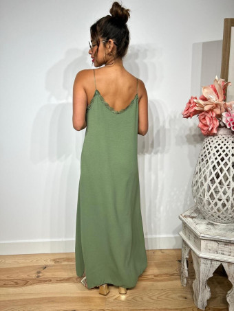 Vestido Lencero REENIE Khaki HEVE