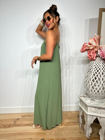 Vestido Lencero REENIE Khaki HEVE