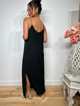 Vestido Lencero REENIE Negro HEVE