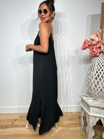 Vestido Lencero REENIE Negro HEVE