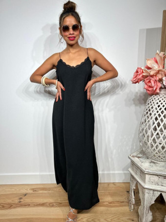 Vestido Lencero REENIE Negro HEVE