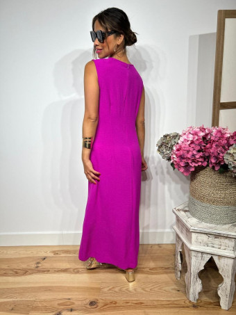 Vestido Cut Out Pieza Metálica KILLBIE Buganvilla HEVE