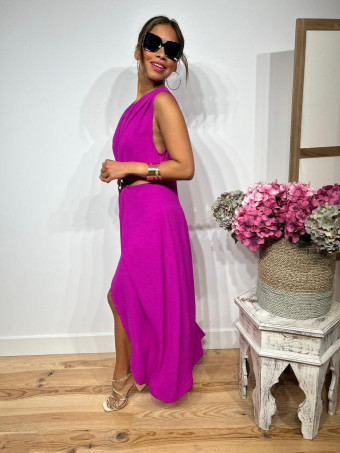 Vestido Cut Out Pieza Metálica KILLBIE Buganvilla HEVE