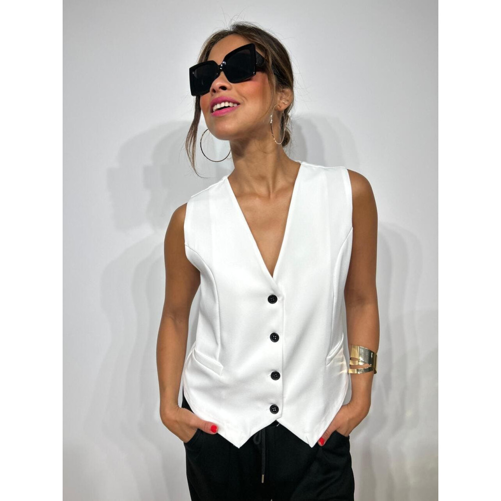Chaleco Sastre PEWTER Blanco HEVE Chaleco Sastre PEWTER Blanco HEVE