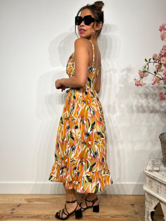 Vestido Tirantes Estampado RIYA HEVE