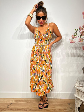 Vestido Tirantes Estampado RIYA HEVE