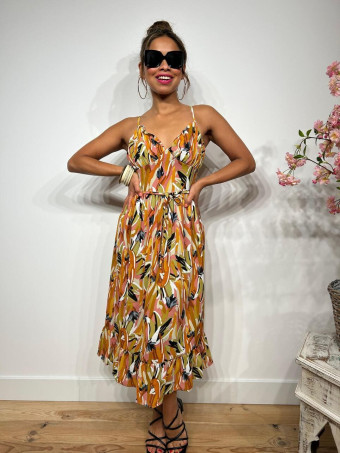 Vestido Tirantes Estampado RIYA HEVE