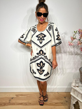 Vestido Corto Estampado DAYAMAY HEVE