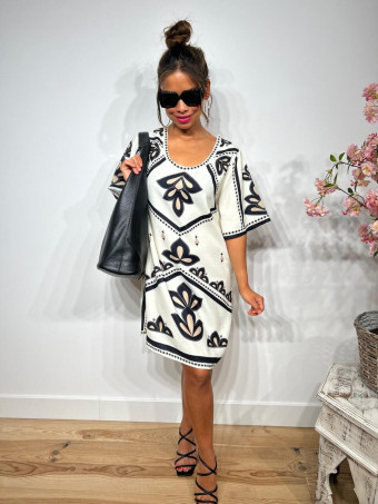 Vestido Corto Estampado DAYAMAY HEVE