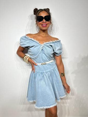 Vestido Vaquero Desflecado FERISKA HEVE