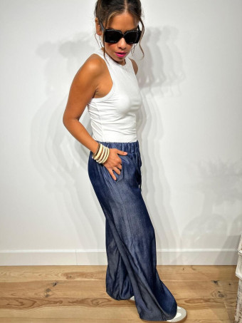Pantalón Casual Ligero CHESIKO Dark Blue HEVE