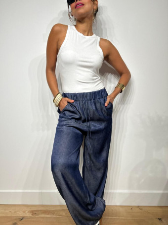 Pantalón Casual Ligero CHESIKO Dark Blue HEVE