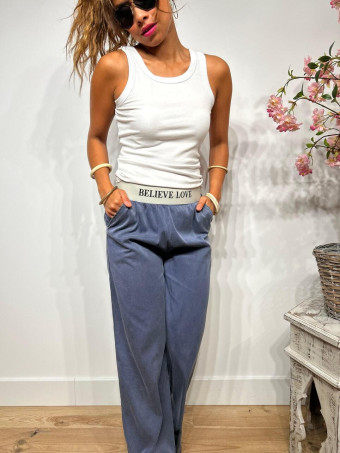 Pantalón Casual BELIEVE LOVE Marino HEVE