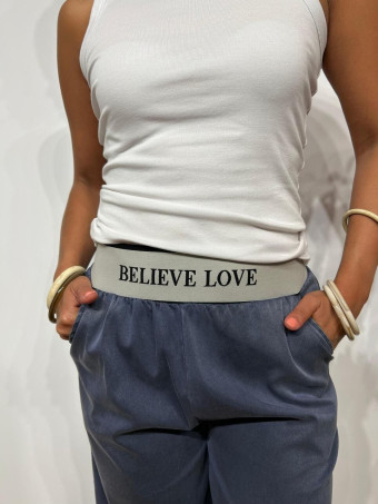 Pantalón Casual BELIEVE LOVE Marino HEVE