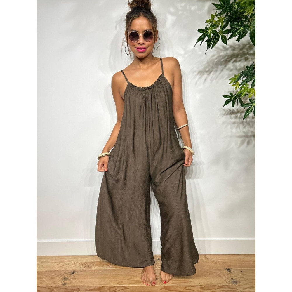Mono Largo Relaxed Fit TILAKIA Marrón HEVE Mono Largo Relaxed Fit TILAKIA Marrón HEVE
