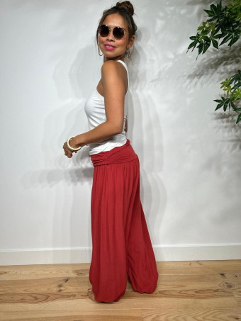 Pantalón Harem ALADDÍN Rojo HEVE
