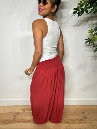 Pantalón Harem ALADDÍN Burdeos HEVE