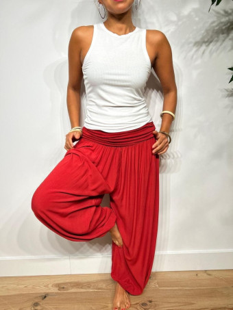 Pantalón Harem ALADDÍN Rojo HEVE