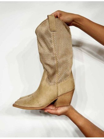 Bota Campera Micro-Perforada KENTUCKY Camel HEVE