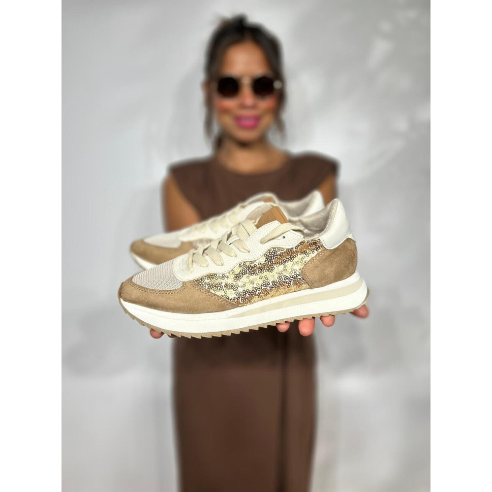 Deportiva Combinada Lentejuelas SPARKILL Oro HEVE Deportiva Combinada Lentejuelas SPARKILL Oro HEVE