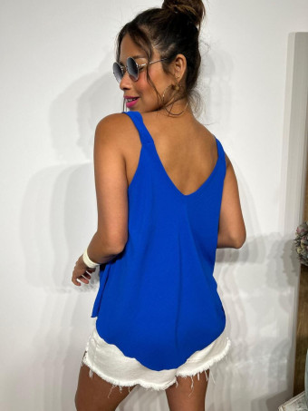 Cuerpo Evasé Broches KESTRY Azul Klein HEVE