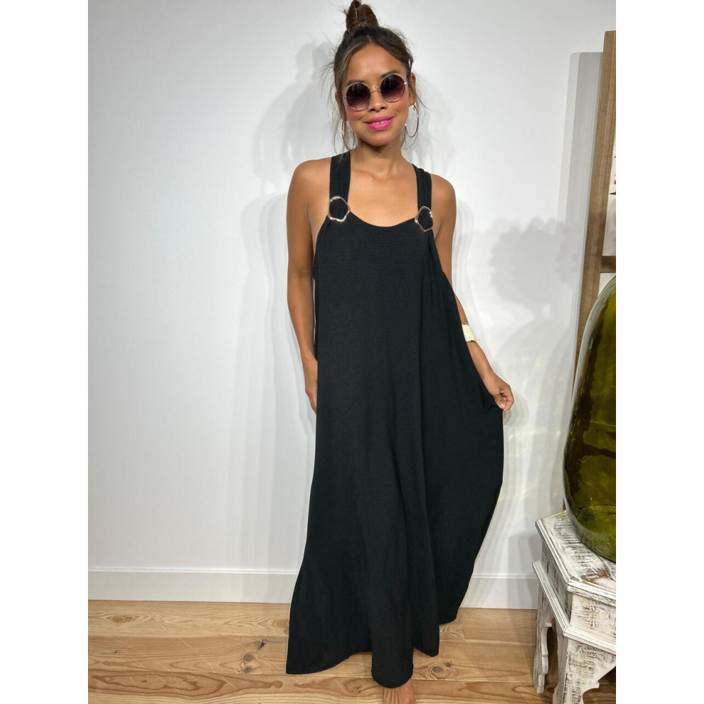 Vestidos Maxi Vestido Negro Ancho Vestido Largo Negro Andorra