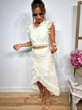 Conjunto Boho Chic BEFIRA Beige HEVE