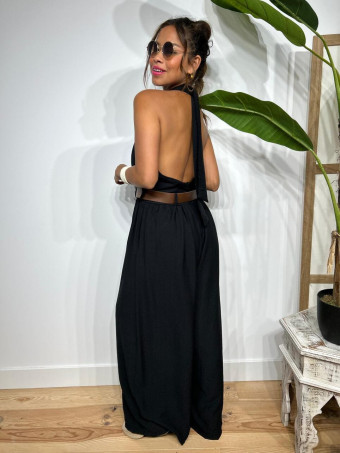 Mono Halter con Cinturón ZALIE Negro HEVE