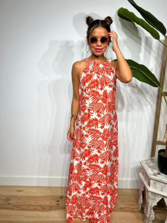Vestido Halter Estampado FLAWLESS HEVE