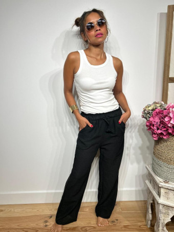 Pantalón Casual Ligero BERAT Negro HEVE
