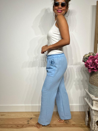 Pantalón Casual Ligero BERAT Azul HEVE