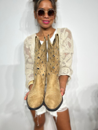 Bota Campera Eyelets WALBOY Camel HEVE