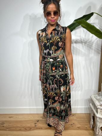 Vestido Camisero Estampado CONGO HEVE