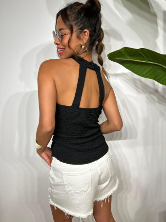 Cuerpo Drapeado Estructura SONTESKY Negro HEVE