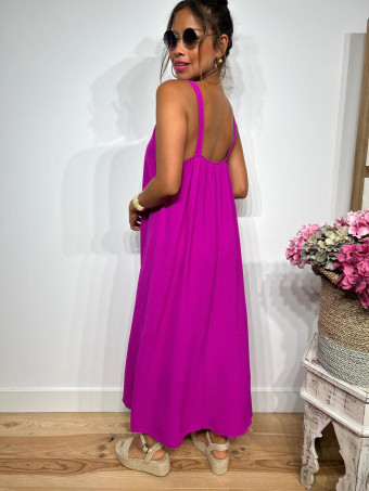 Vestido Eslabones NARELLA Buganvilla HEVE