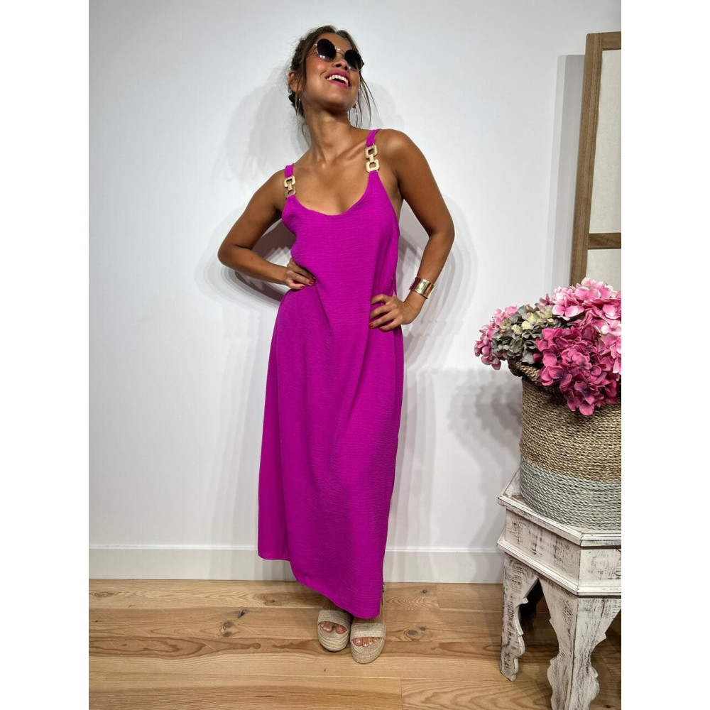 Vestido Eslabones NARELLA Buganvilla HEVE