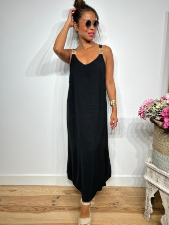 Vestido Eslabones NARELLA Negro HEVE