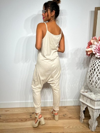 Mono Baggy Algodón CAMERON Beige HEVE