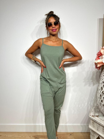 Mono Baggy Algodón CAMERON Khaki HEVE