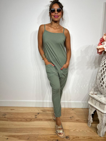 Mono Baggy Algodón CAMERON Khaki HEVE