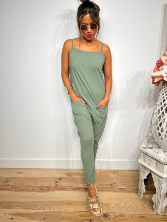 Mono Baggy Algodón CAMERON Khaki HEVE