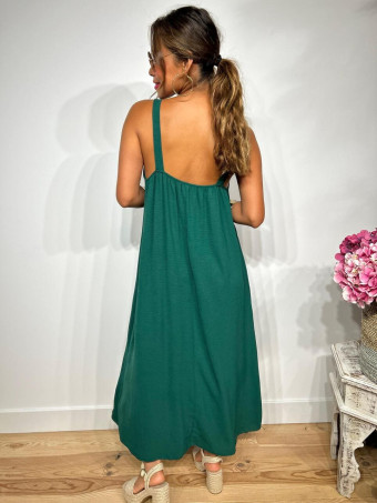 Vestido Eslabones NARELLA Verde Pino HEVE