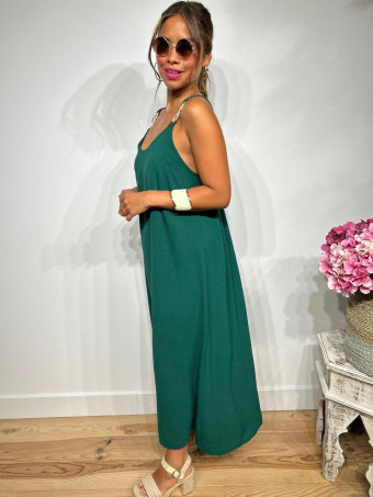 Vestido Eslabones NARELLA Verde Pino HEVE