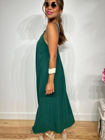 Vestido Eslabones NARELLA Verde Pino HEVE