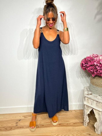 Vestido Eslabones NARELLA Marino heve