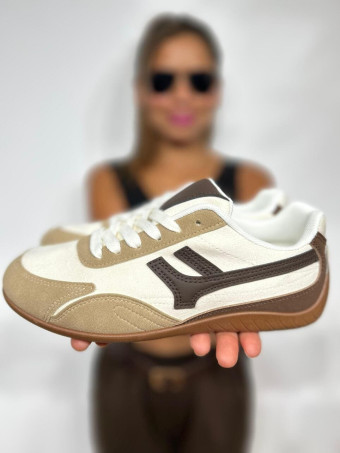 Deportiva Combinada Streetwear ROWIRE Beige HEVE